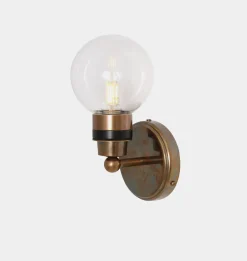 Shannon Glass Globe Bathroom Wall Light