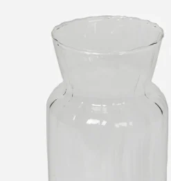 Silva Ribbed Glass Vase