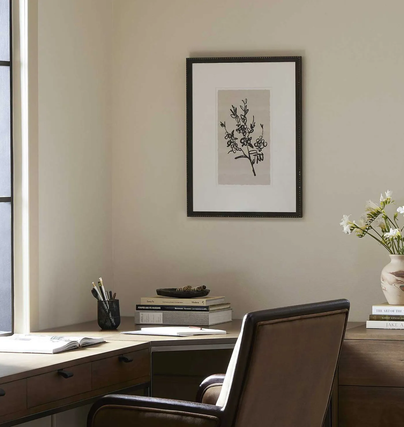 Sprig I by Coup d'Esprit Framed Print
