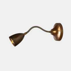 Sydney Loft Wall Light Antique Brass