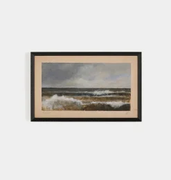 Tides A Changing by Aileen Fitzgerald Framed Print