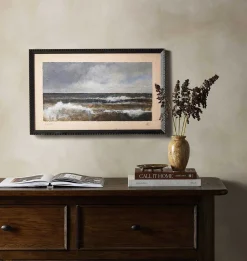 Tides A Changing by Aileen Fitzgerald Framed Print