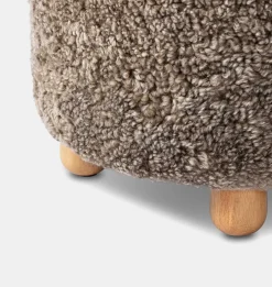 Tocho Shearling Footed Stool