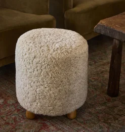 Tocho Shearling Footed Stool