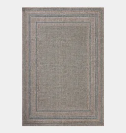 Topanga TOP-05 Natural / Teal Area Rug