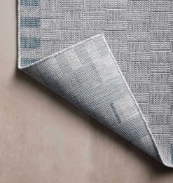 Topanga TOP-07 Silver / Blue Area Rug