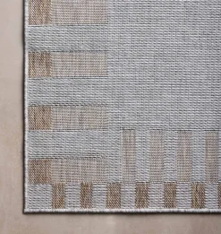 Topanga TOP-08 Silver / Natural Area Rug