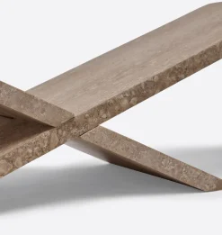 Trevor Travertine Book Stand