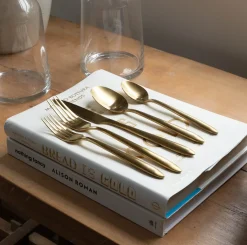 Velo Gold Brush Flatware