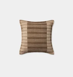 Vespera Pillow Brown / Multi 18" x 18"