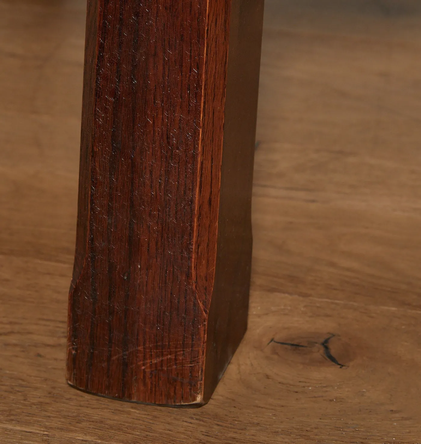 Vintage Brutalist Mid-Century Oak Coffee Table