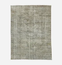 Vintage Hand Knotted Mahal Rug 9'8" x 13'2"