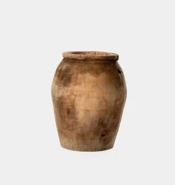Vintage Reclaimed Wood Vessel