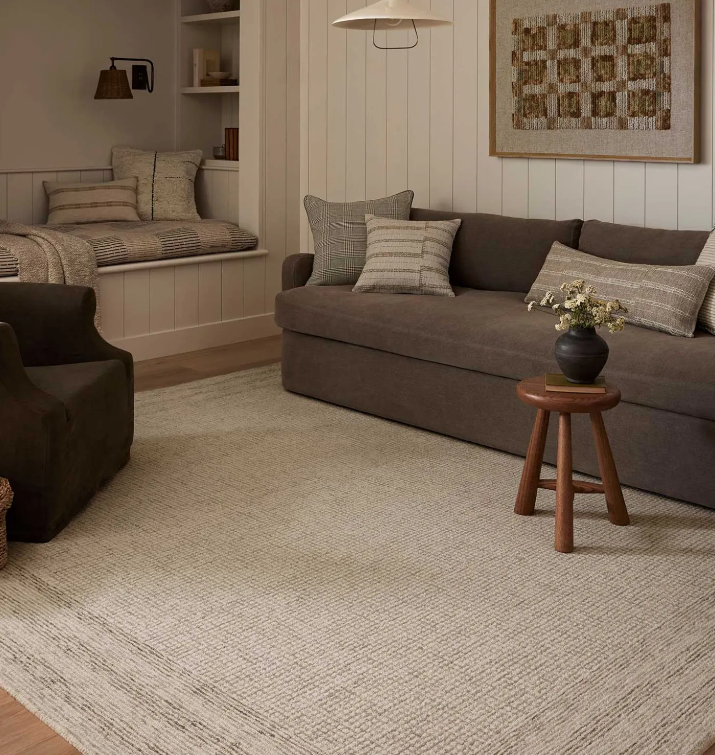 Windsor WIN-01 Ivory / Stone Area Rug