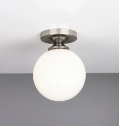 Yaounde Opal Globe Flush Ceiling Light