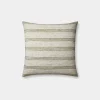 Zephyr Pillow 22'' x 22'' Ivory / Olive