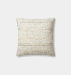 Zephyr Pillow 18'' x 18'' Ivory / Natural