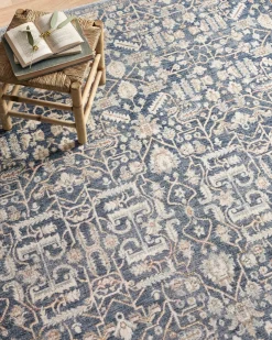 Zuma ZUM-02 Blue / Ivory Area Rug
