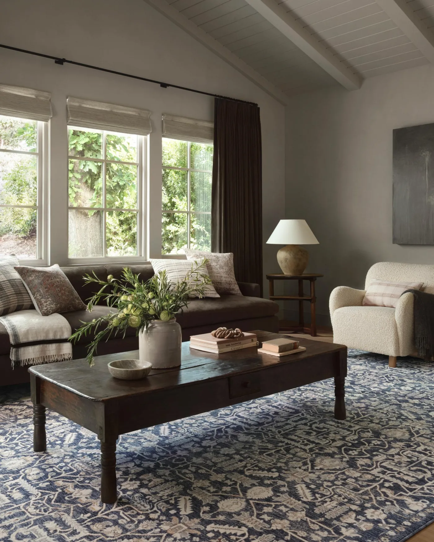 Zuma ZUM-02 Blue / Ivory Area Rug